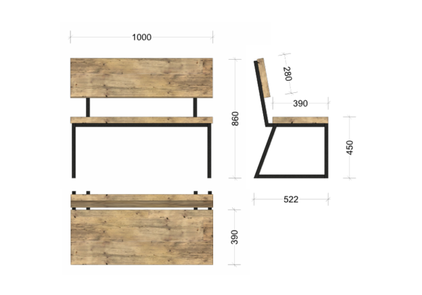 Bank/Hocker Wilka – Bild 8