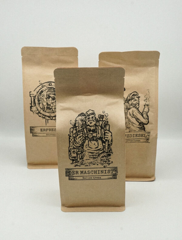 Kaffee Crema "Maschinist" - ganze Bohne – Bild 4
