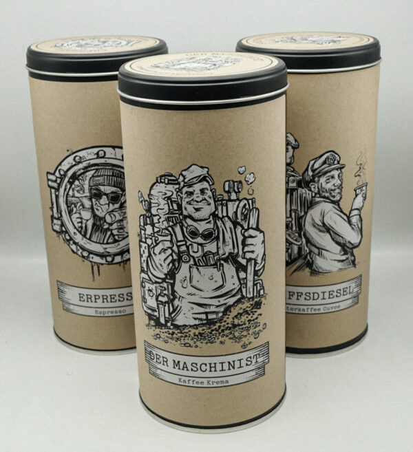 Kaffee Crema "Maschinist" - ganze Bohne – Bild 5